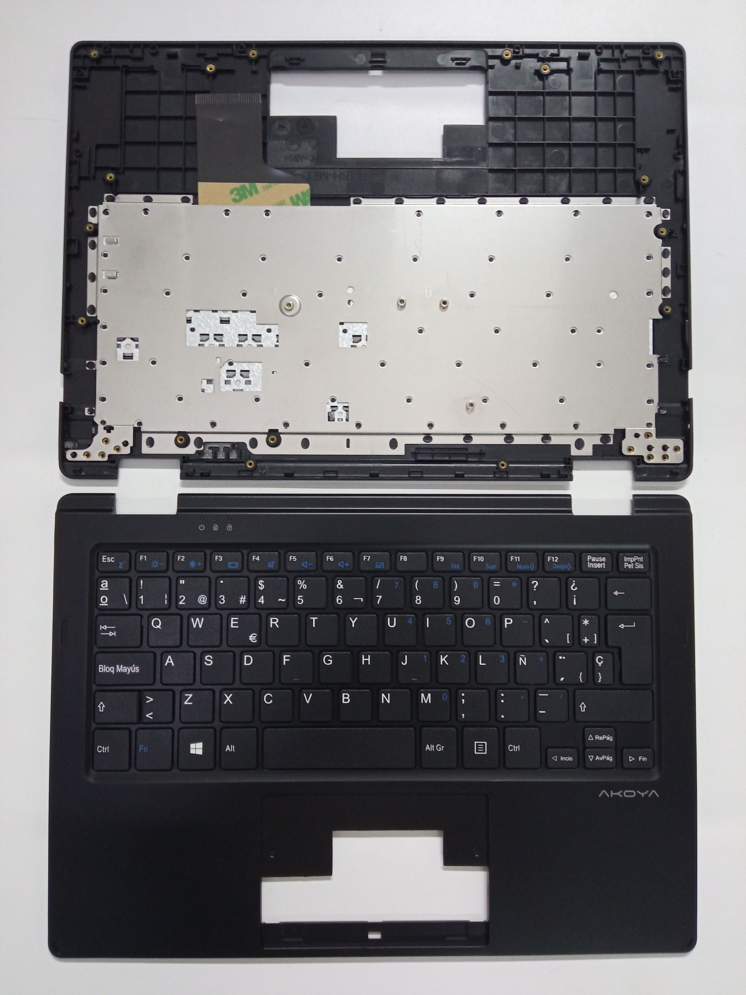 Picture of New Replacement Laptop Keyboard For N/A MYBOOK11 lite/116c/Prestigio SmartBook 116C C case BLACK Palmrest Upper Case SP Layout